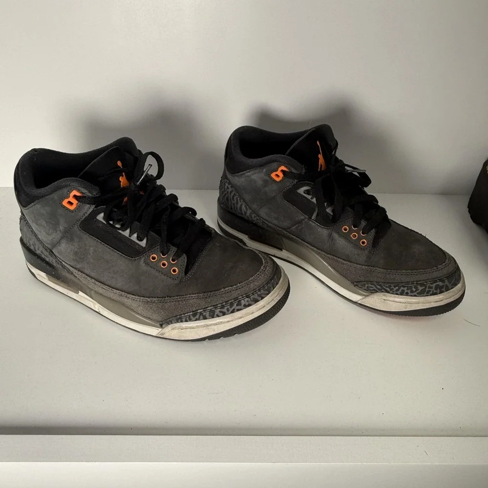 Nike Air Jordan 3 Retro Fear Sneakers Shoes 8